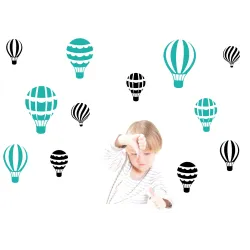 naklejki BALONY BALONIKI 12 szt zestaw 2-kolorowy