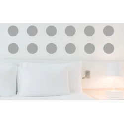 naklejki GROCHY KROPKI średnica 10cm - zestaw 10 szt