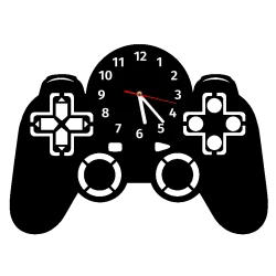 zegar ścienny 3D dla gracza konsola pad PS duży