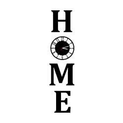 zegar ścienny Vintage Loft cichy duży 3D HOME