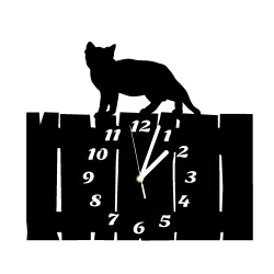 zegar ścienny kot kotek kotki cichy duży 38 cm