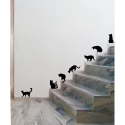 zestawy KOTÓW - 4 wzory - arkusz 28x45cm - 60 kolorów