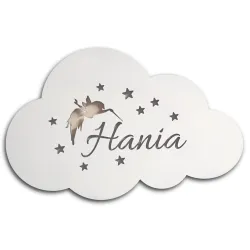 Lampka nocna led z imieniem imię chmurka wróżka