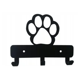 wieszak metalowy ścienny klucze ubrania kot łapa