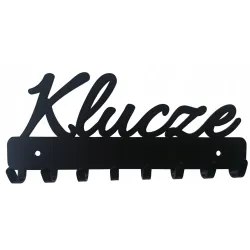 wieszak metalowy ścienny na klucze ubrania smycz