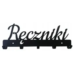 wieszak metalowy ścienny na ręcznik itp