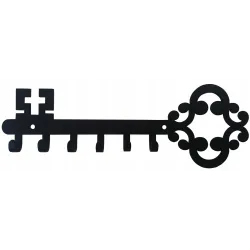 wieszak metalowy ścienny na klucze ubrania smycz