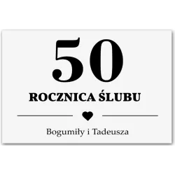 tablica powitalna urodziny rocznica imię 60x40