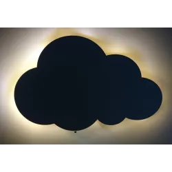 Lampka nocna led z imieniem imię chmurka gwiazdy