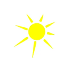 SŁOŃCE średnica 70 cm - wzór nr 2 - różne kolory