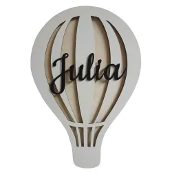 Lampka nocna led z imieniem imię chmurka gwiazdy