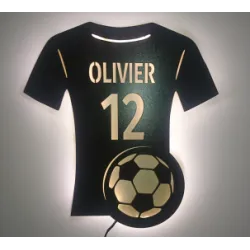 Lampka nocna LED PAD dla gracza z imieniem imię dziecka zas. sieciowe 230V