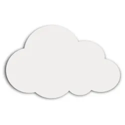 Lampka nocna LED CHMURKA z imieniem imię dziecka zas. sieciowe 230V