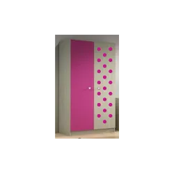 naklejki GROCHY KROPKI średnica 6 cm - zestaw 96 szt