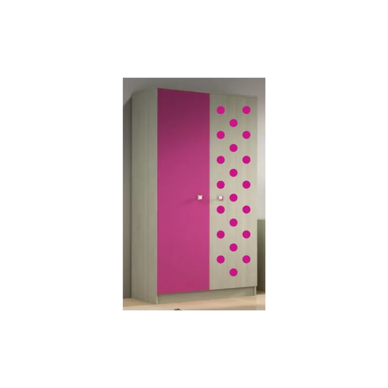 naklejki GROCHY KROPKI średnica 6 cm - zestaw 96 szt