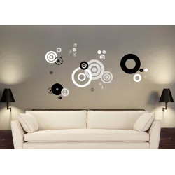 naklejki KOŁA zestaw 3-kolorowy