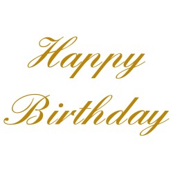 naklejka napis urodziny rocznica imię tablicę lustro ścianka balonową 75x45