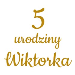 naklejka napis urodziny rocznica imię tablicę lustro ścianka balonową 50x44