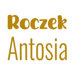 naklejka napis ROCZEK imię na tablicę lustro ściankę balonową 50x40