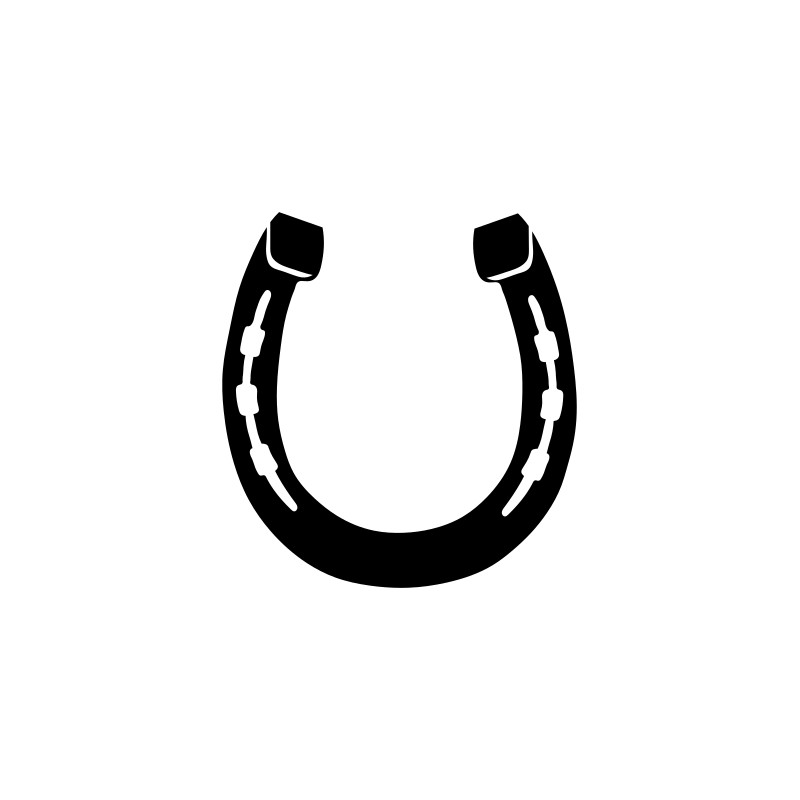 Naklejka koń - 12 cm