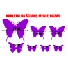 naklejki MOTYLE zestaw 7 szt - od 10 do 25 cm