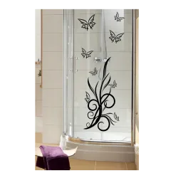 naklejki KWIATY + MOTYLE duży rozmiar, 60 kolorów