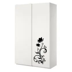 naklejka KWIAT ROŚLINA  95x45 cm