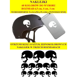 NAKLEJKI CZACHA WAPIRA - 3cm, 4cm i 6,5cm - zestaw 14 szt