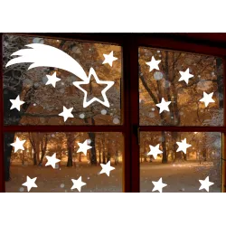 naklejki Boże Narodzenie GWIAZDA BETLEJEMSKA wzór 8