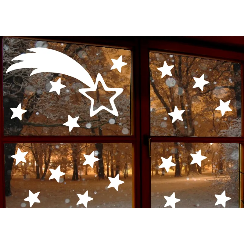 naklejki Boże Narodzenie GWIAZDA BETLEJEMSKA wzór 8