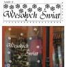naklejki WESOŁYCH ŚWIĄT 95x28cm - wzór 5
