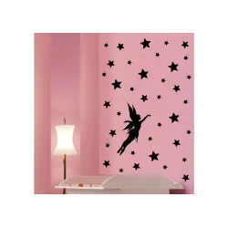 NAKLEJKI zestaw WRÓŻKA  + 37 szt. GWIAZDEK