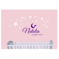 naklejki IMIĘ DATA WRÓŻKA GWIAZDKI 