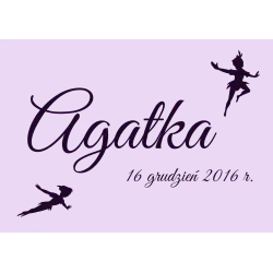 naklejki z IMIENIEM i DATĄ + SKRZATY