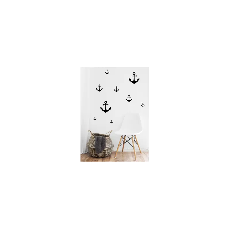 naklejki KOTWICA zestaw - 6 WZORÓW 45x45cm