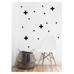 naklejki KRZYŻYKI PLUSY - 6 WZORÓW 45x45cm