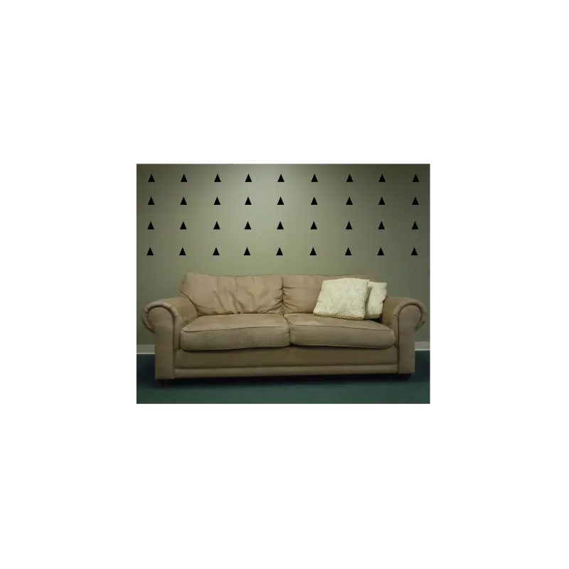 naklejki TRÓJKĄTY - 6 WZORÓW 45x45cm