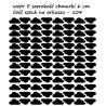 naklejki CHMURKI CHMURY 6cm - zestaw 104szt - na ścianę meble