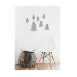 naklejki na meble ściany DRZEWKA 15-30 cm - 8 szt - wzory skandynawskie