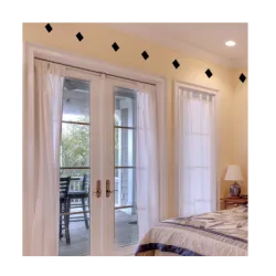 naklejki KARO ROMBY 10 cm - 18 szt - wzory skandynawskie