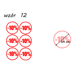 naklejki PROCENT % wzór nr 12