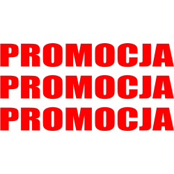 naklejki napis PROMOCJA wzór nr 2 XXL