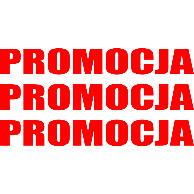 naklejki napis PROMOCJA wzór nr 2 XXL