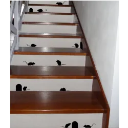 naklejki MYSZY MYSZKI na schody, ściany, meble