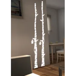 naklejki w stylu skandynawskim DRZEWO PIEŃ 190cm na ścianę