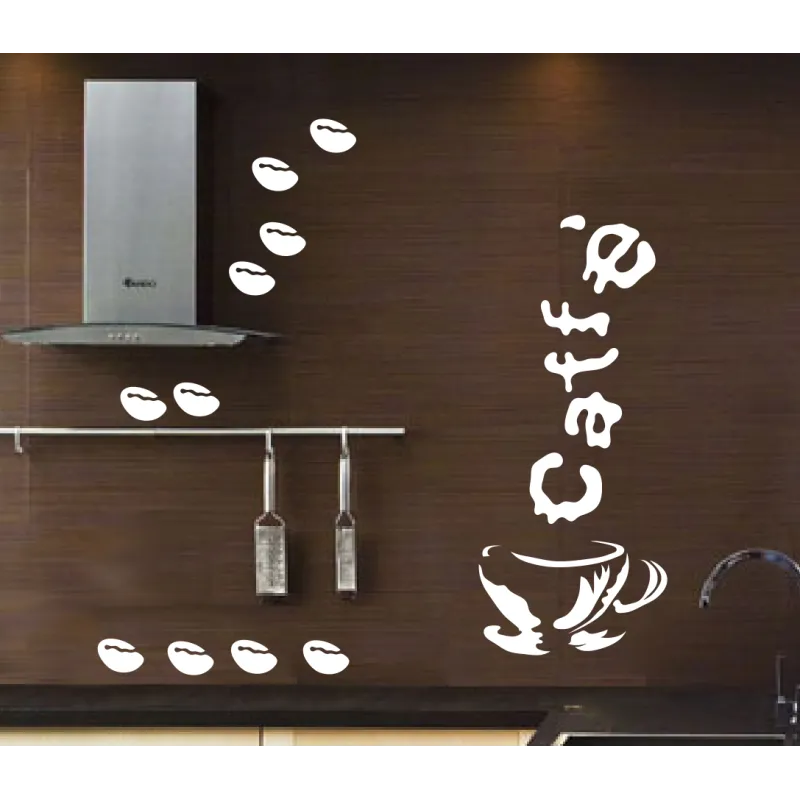 naklejki do kuchni KAWA wz2 95cm na ścianę, meble
