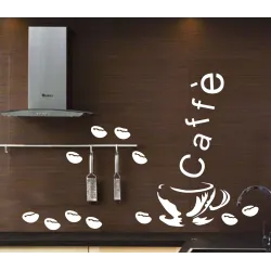 naklejki do kuchni KAWA wz3 95cm na ścianę, meble